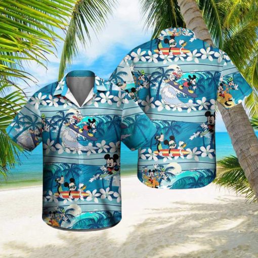 Mickey Surfing Hawaiian Shirt