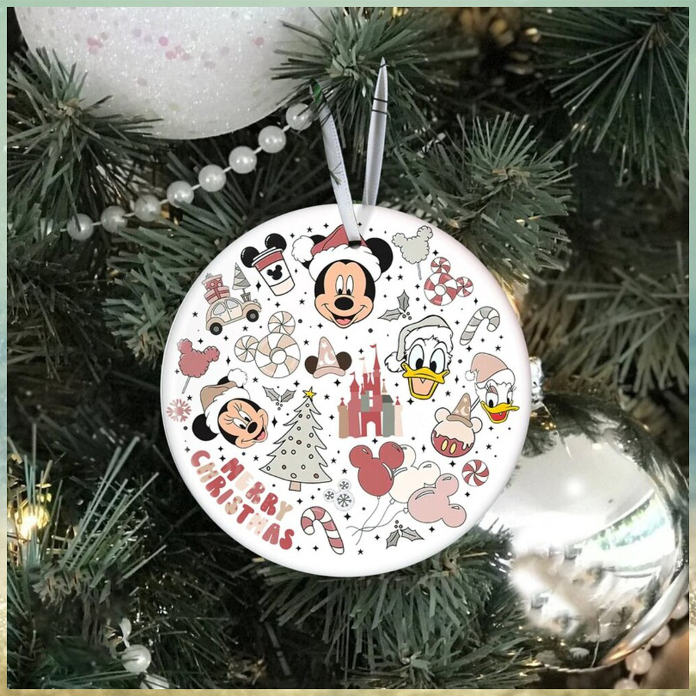 Mickey With Friend Christmas Ornament, Ceramic Ornament. Mickey With Friend Christmas Ornament, Ceramic Ornament.