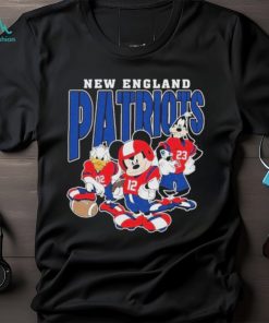 Mickey and friends england Patriots disney inspired game day Football shirt
