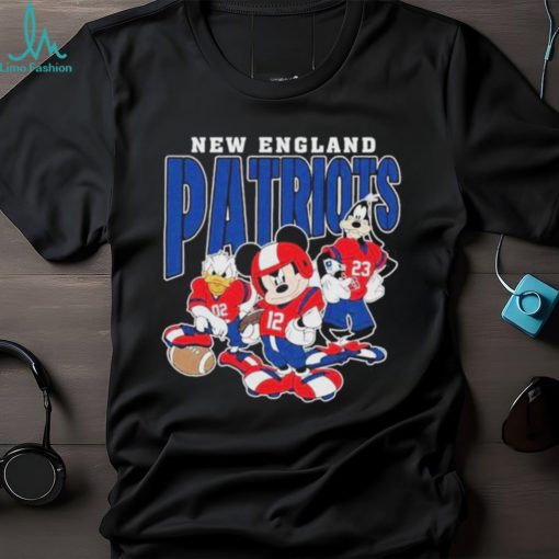 Mickey and friends england Patriots disney inspired game day Football shirt