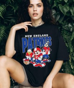Mickey and friends england Patriots disney inspired game day Football shirt