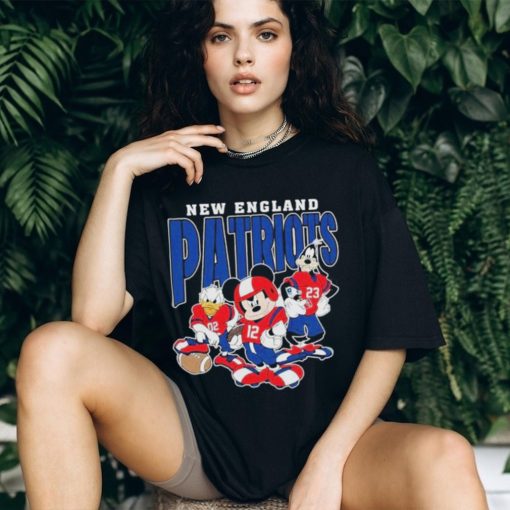 Mickey and friends england Patriots disney inspired game day Football shirt