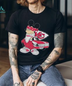 Mickey mouse Kansas City Chiefs posing shirt