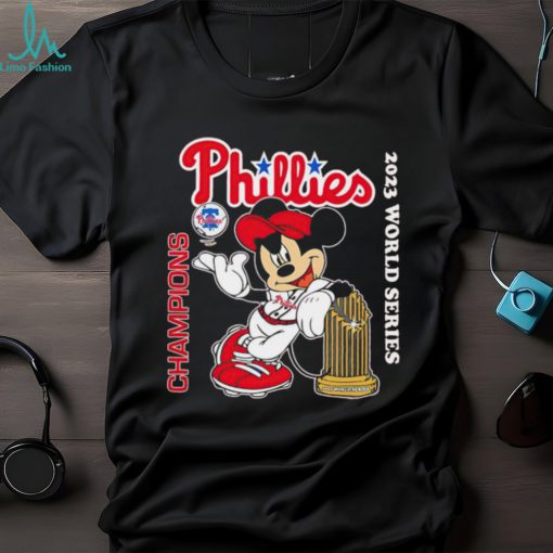 Mickey mouse Phillies champions 2023 world series T shirt