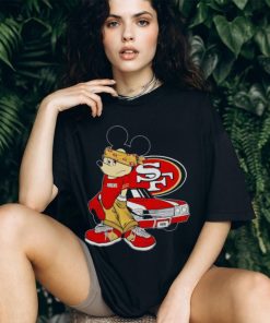 Mickey mouse San Francisco 49ers posing shirt