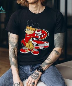 Mickey mouse San Francisco 49ers posing shirt