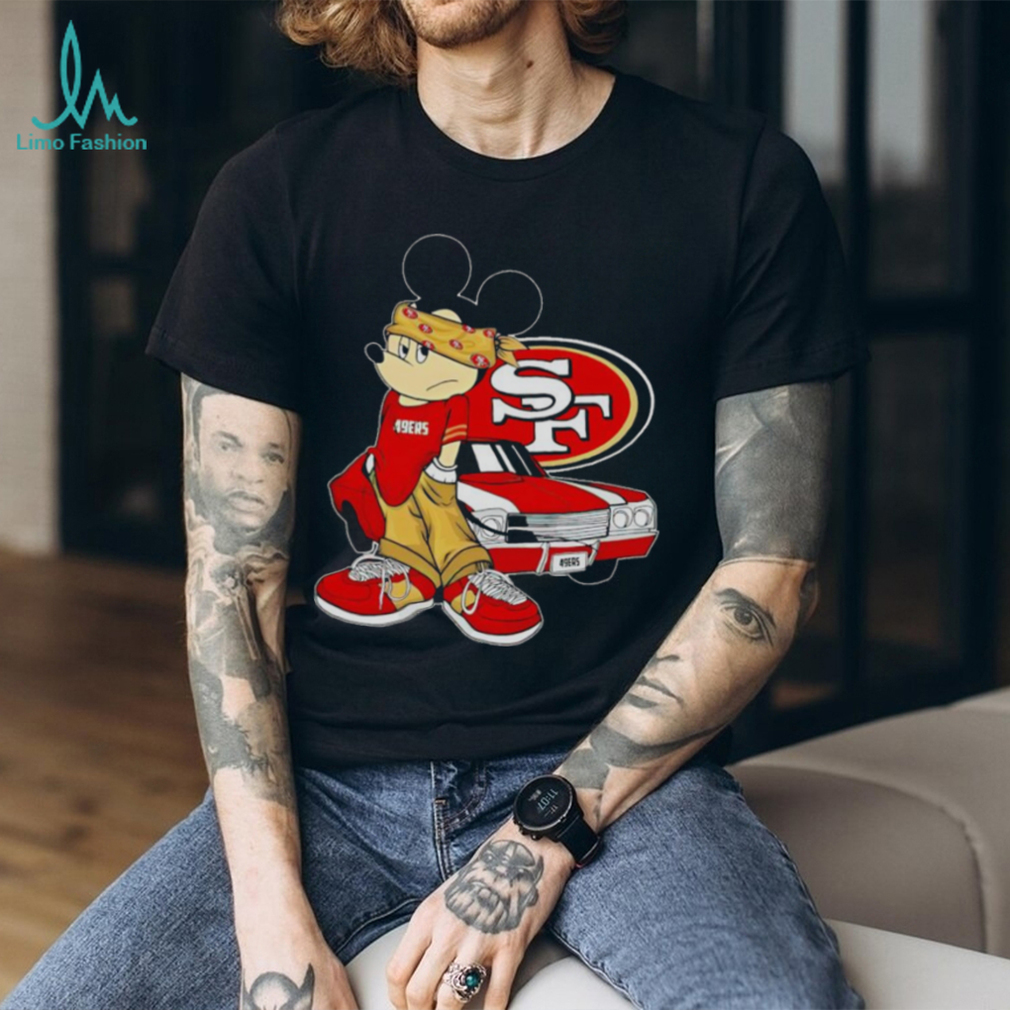 Mickey mouse San Francisco 49ers posing shirt - Limotees