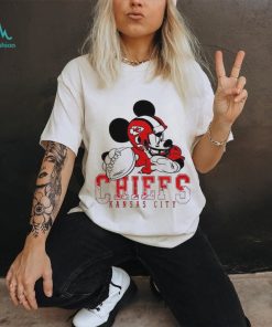 Mickey mouse playing Kansas city Chiefs disney inspired game day Football shirt