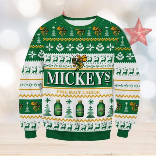 Mickey’s big mouth Knitting Pattern Ugly Christmas Holiday Sweater