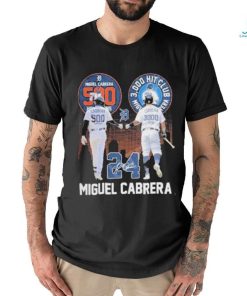 Miguel Cabrera 24 Signatures Detroit Tigers Signature Shirt