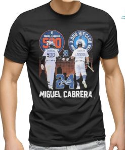 Miguel Cabrera 24 Signatures Detroit Tigers Signature Shirt