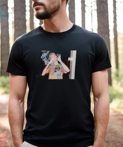 Miley Cyrus Smoking shirt
