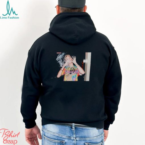 Miley Cyrus Smoking shirt