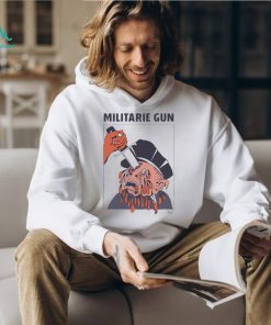 Militarie gun cop stab shirt