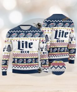 Miller Lite Beer Friends Christmas Sweater