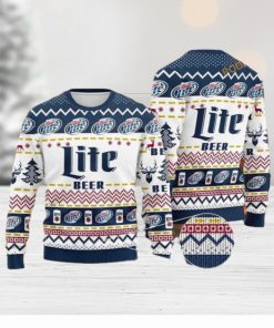 Miller Lite Beer Friends Christmas Sweater