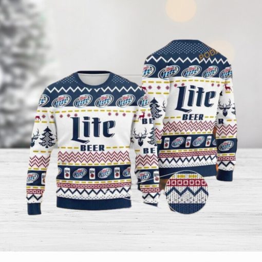 Miller Lite Beer Friends Christmas Sweater