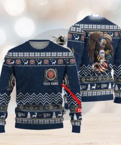 Miller Lite Eagle Ugly Christmas Sweater