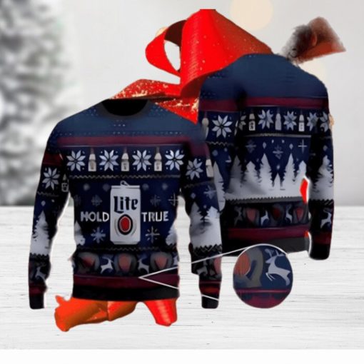 Miller Lite Ugly Beer Christmas Sweater Nice Gift For Everyone