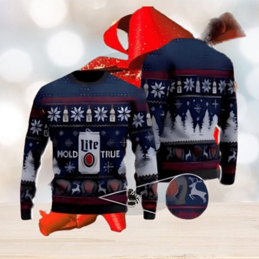 Miller Lite Ugly Beer Christmas Sweater Nice Gift For Everyone