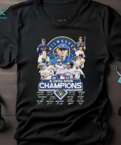 Milwaukee Brewers Team 2023 Al East Division Champions signatures shirt