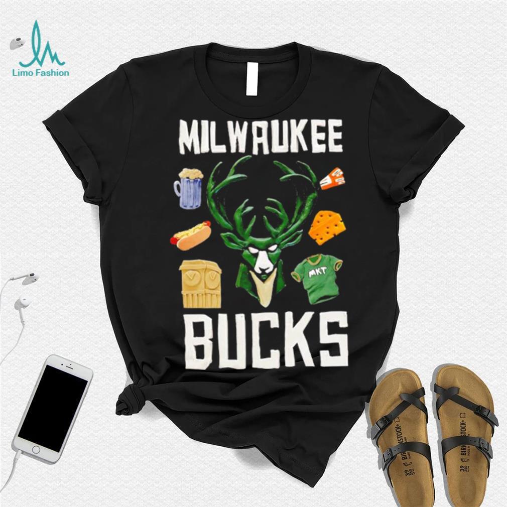 Milwaukee Bucks NBA x Market Claymation shirt Milwaukee Bucks NBA x Market Claymation shirt