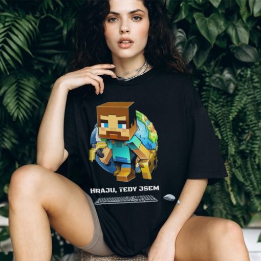 Minecraft pánské tričko hraju tedy jsem Shirt