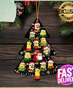 Minions Cute Christmas Tree Cute 2023 Holiday Christmas Decorations Ornament