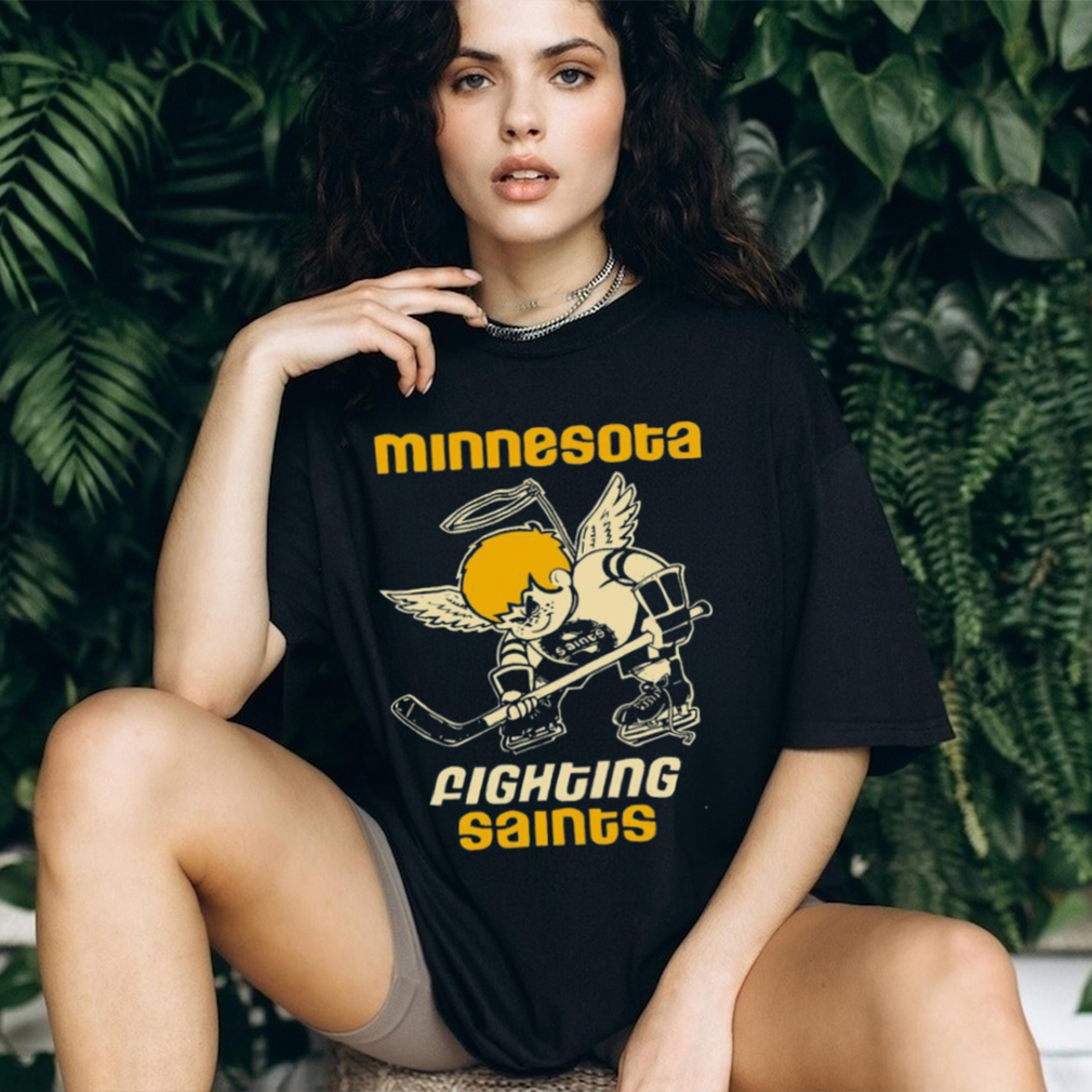 Minnesota Fighting Saints defunct hockey team shirt Minnesota Fighting Saints defunct hockey team shirt