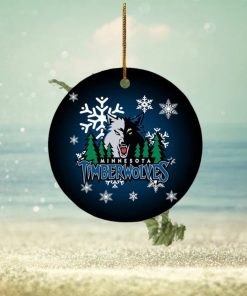 Minnesota Timberwolves NBA Custom Namer 2023 Holiday Chritmas Decorations Ornament