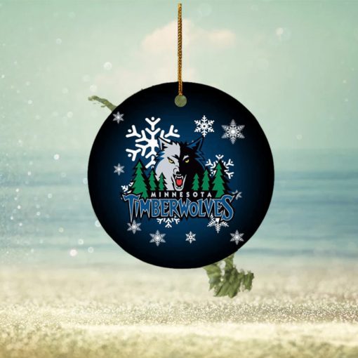 Minnesota Timberwolves NBA Custom Namer 2023 Holiday Chritmas Decorations Ornament
