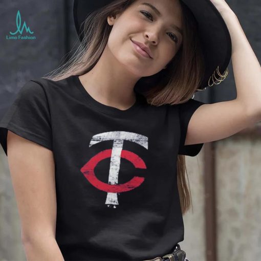 Minnesota Twins Fanatics Branded Weathered Official Logo Tri Blend T Shirt