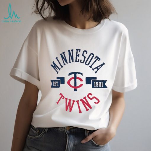 Minnesota Twins G III 4Her by Carl Banks White City Graphic T Shirt