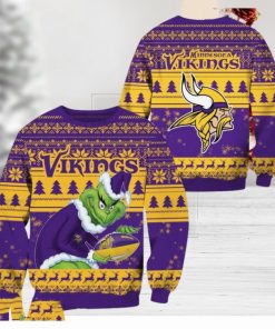 Minnesota Vikings Grinch Christmas Ugly Sweater