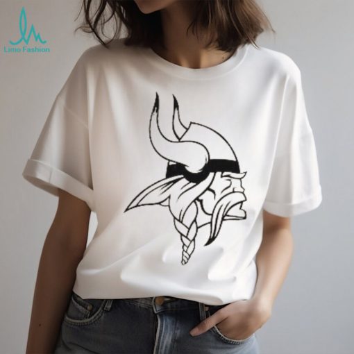 Minnesota Vikings Mono Logo Graphic T Shirt