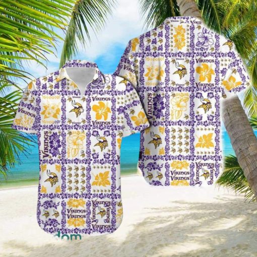 Minnesota Vikings New Hawaiian Shirt And Short For Men Gift, Short Beach For Family Christmas