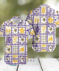 Minnesota Vikings New Hawaiian Shirt And Short For Men Gift, Short Beach For Family Christmas