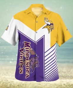 Minnesota Vikings Standard Retro 3D Hawaiian Shirt Best For Fans Beach Gift For Men And Women