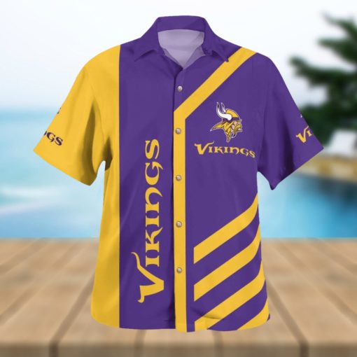 Minnesota Vikings Summer 3D Hawaiian Shirt Best For Fans Beach Gift For Men And Women