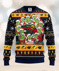 Minnesota Wild 12 Grinch Xmas Day Xmas Ugly Christmas Sweater Best Christmas Gift Ideas