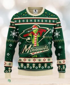 Minnesota Wild Funny Grinch Xmas Ugly Christmas Sweater Best Christmas Gift Ideas