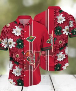 Minnesota Wild NHL Hawaiian Shirt Fireflies Aloha Shirt