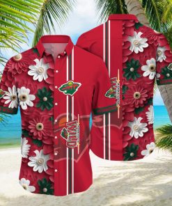 Minnesota Wild NHL Hawaiian Shirt Fireflies Aloha Shirt