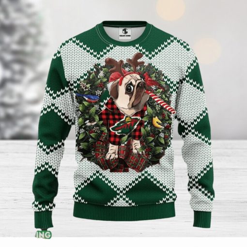 Minnesota Wild Pub Dog Xmas Ugly Christmas Sweater Best Christmas Gift Ideas