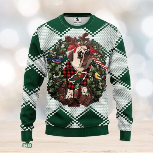 Minnesota Wild Pub Dog Xmas Ugly Christmas Sweater Best Christmas Gift Ideas