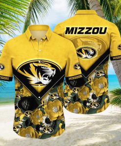 Missouri Tigers NCAA Hawaiian Shirt Custom Sun Rays Aloha Shirt