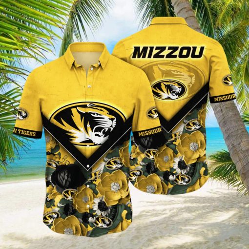 Missouri Tigers NCAA Hawaiian Shirt Custom Sun Rays Aloha Shirt