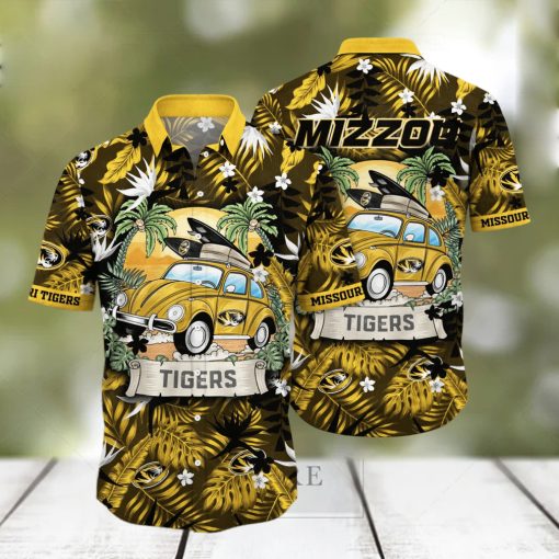 Missouri Tigers NCAA Hawaiian Shirt Sunglassestime Aloha Shirt