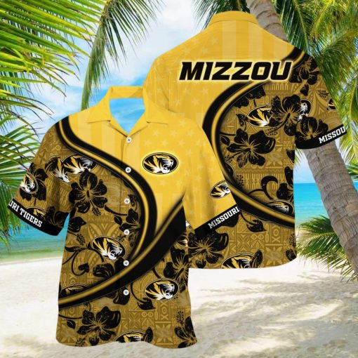 Missouri Tigers NCAA Us Flag Hawaiian Shirt Custom Summer Aloha Shirt