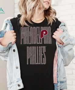 Mitchell & Ness Men's Philadelphia Phillies Black OG 2.0 T Shirt